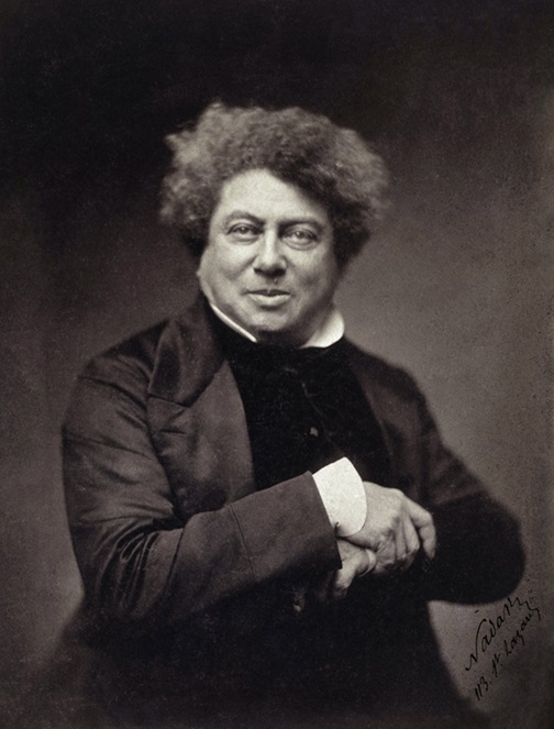 Alexandre Dumas in 1855.