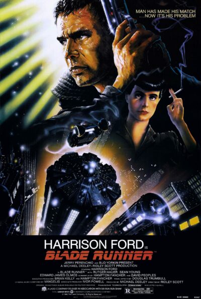 Reclameposter voor Blade Runner.